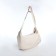 Soldier bag with a zipper, beige color