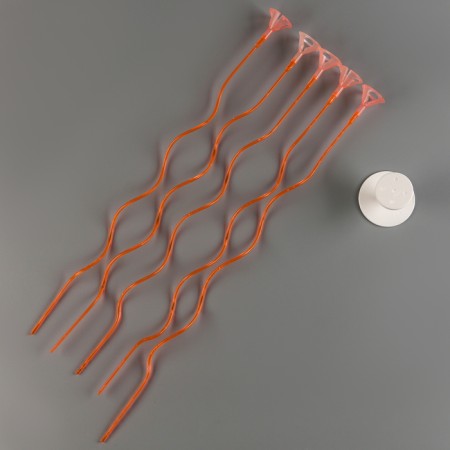 Set "wave", wand+holder+stand, set of 5 pcs., Orange-3