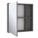 Bathroom mirror "Eco 60" Iron Stone, 12 x 60 x 65 cm