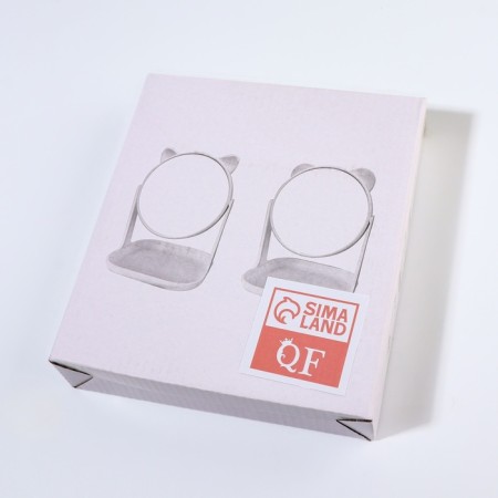 Mirror with a stand for storage "Circle", D mirror surface 14.5 cm, color mix-5