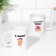 Sublimation mug "is not lazy, but with a limited desire to work", 320 ml, with application