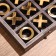 Game desktop "Cross-cuts" 18x18 cm, manpower, brass