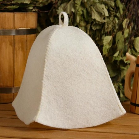 Bath cap, white