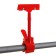 KEAR COMPENTER with a clamp D = 3.5 cm, 8.5 × 7 × 17 cm, red color