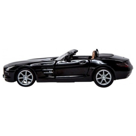 BBURAGO Mercedes-Benz SLS AMG Roadster, Die-Cast, 1:32, Black color-4
