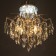 Caust "Irina" 5x60W E14+18W LED PDD Gold 48x48x52cm SVK