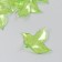 Decor for creativity plastic "leaflets" transparent green set 20 grams 0.4x5.6x5 cm