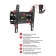 Arm Media Plasma-6, up to 35 kg, 15-47 ", wall, tilt, black