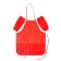 Apron for labor + sleevens, 535 x 445/260 x 180 mm, size M (height 122-158), FN-45, red 66089