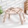 Table - tray with a menage and folding legs "My kitchen -Moi Rules" d = 30x2.8 cm, birch