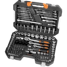 Set of “Craton” tools TS-22 SOKKET 120, 1/4 ”, 3/8”, 1/2 ”, 4-19 mm, 120 items