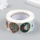 Stick Paper "soon New Year" d = 2.5 cm 500 pcs in a roll 3x6.5x6.5 cm