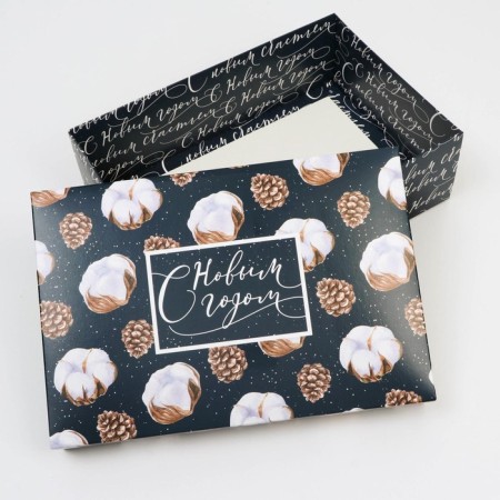 Folding box "New Year's cotton", 30 x 20 x 9 cm, New Year-2