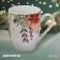 Porcelain share mug "Christmas evening", 330 ml, white color