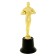 Award -male figure for application, Oscar, plastic stand black, 7 x 20 cm