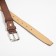 Building belt, width 2.8 cm, screw, buckle metal, brown color