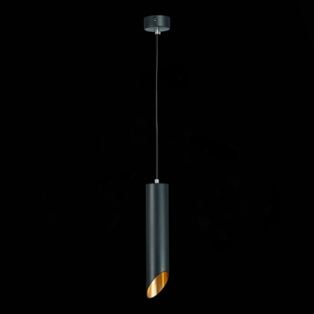 Suspension lamp ST LUCE. ST152.403.01. 1x50 W, GU10, 6x6x30 cm, black color-3