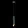 Suspension lamp ST LUCE. ST152.403.01. 1x50 W, GU10, 6x6x30 cm, black color