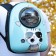 Backpack for carrying animals "Glamorr", with a viewing window, 32 x 25 x 42 cm, blue