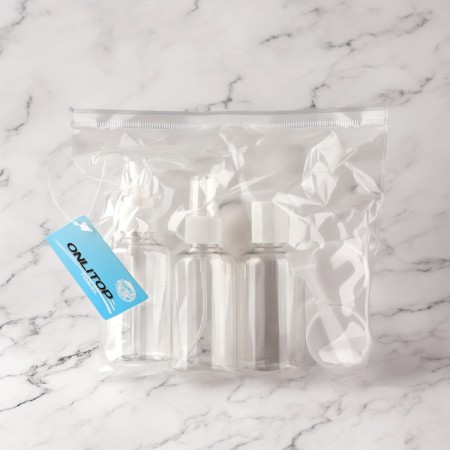 Storage set, in a case, 6 objects, white/transparent color-6