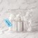 Storage set, in a case, 6 objects, white/transparent color
