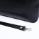 Olivi-sakvoyzh bag on lightning, a long belt, black color