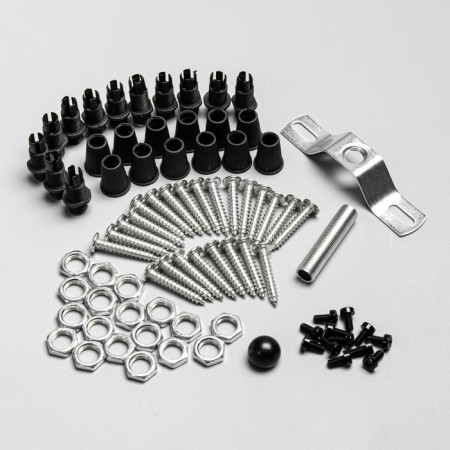 Set for the Pauk-12 lamp Black 25x25x4cm-3
