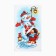 A set of kitchen towels "Dolyana" with a new happiness 35x60cm-4pcs, 100% cotton