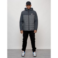 Male spring jacket, size 56, dark gray color