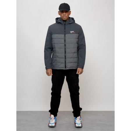 Male spring jacket, size 56, dark gray color