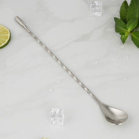 Olander bartender set, 10 items on a stand, stainless steel, silver-7