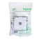 Television socket "W59" Sche RTS-151-1-86, single, terminal, white