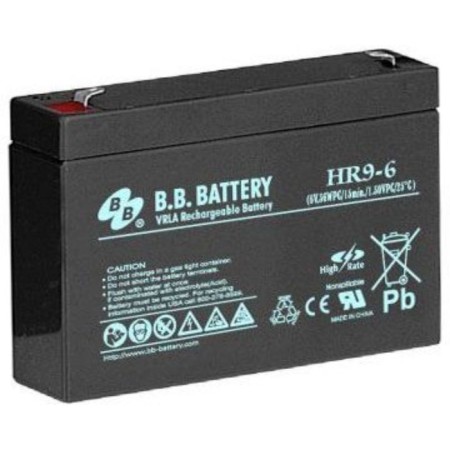 BBP BB HR 9-6, 6 V, 9 Ah battery