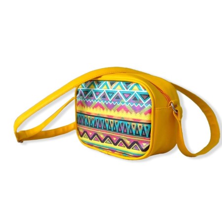 Cross-Bodi bag, lightning department, yellow color