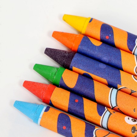 Wax crayons - pencils Aromatized "animals", 6 colors-3