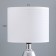 Liana desktop "E14 40W is white-silver 15x15x28 cm