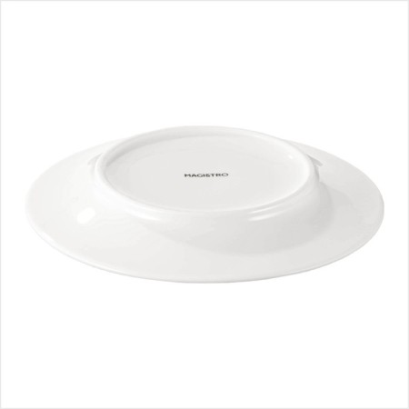 Porcelain dining plate Magistro Crotone, D = 20.6 cm, white color-2