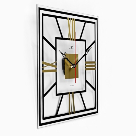 Watching clock, interior "Rome", silent, 35 x 35 cm-1