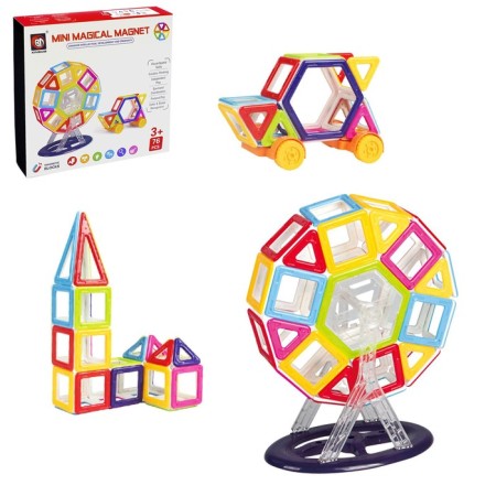 Magnetic designer "Mini-magic magnet", 76 parts