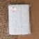 Knitted lace, 40 mm × 15 ± 1 m, white color