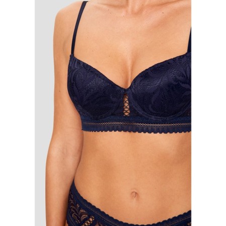 Women's bracket Assami, size 75a, dark blue color-2