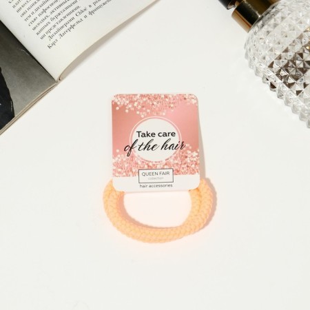 Hair gum "Sport" (set 2 pcs) Weaving luxury, 5 cm, bright mix