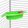 Bath-bush for birds "leaflet", 18.3 x 9 x 3.8 cm, mix of flowers