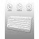 Keyboard A4Tech FSTYLER FKS11 White/Gray USB