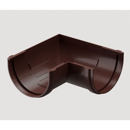 Döcke Standard corner element, brown, 120mm * 90 °