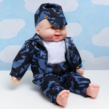 Military uniform doll 60cm, mix-2
