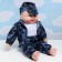 Military uniform doll 60cm, mix