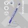 Ballic handle Erich Krause Maxglider Ultra Glide, Supercomfortable Letter, Blue