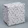 Gift folding white, packaging, “stars”, 22 x 22 x 15 cm