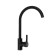 ACCOONA A4594F kitchen mixer, single -leaf, high spout, brass, black